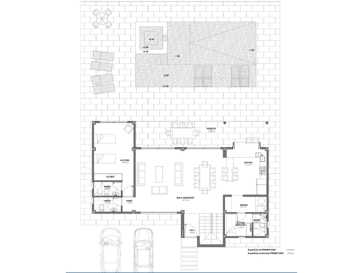 Oriol Pujol Mata, arquitecte. 8 habitatges unifamiliars Villeta