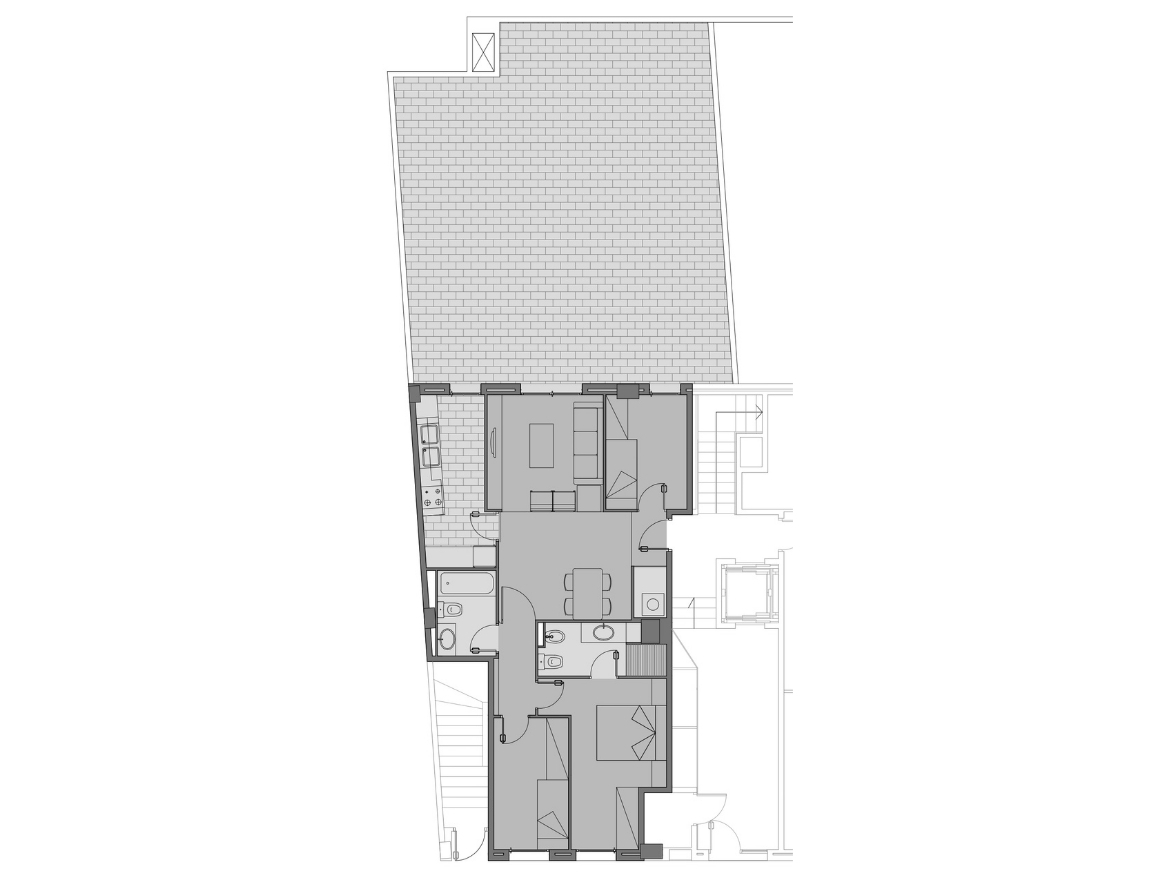 Oriol Pujol Mata, arquitecte. Edifici plurifamiliar 17 habitatges i aparcament Valldemossa