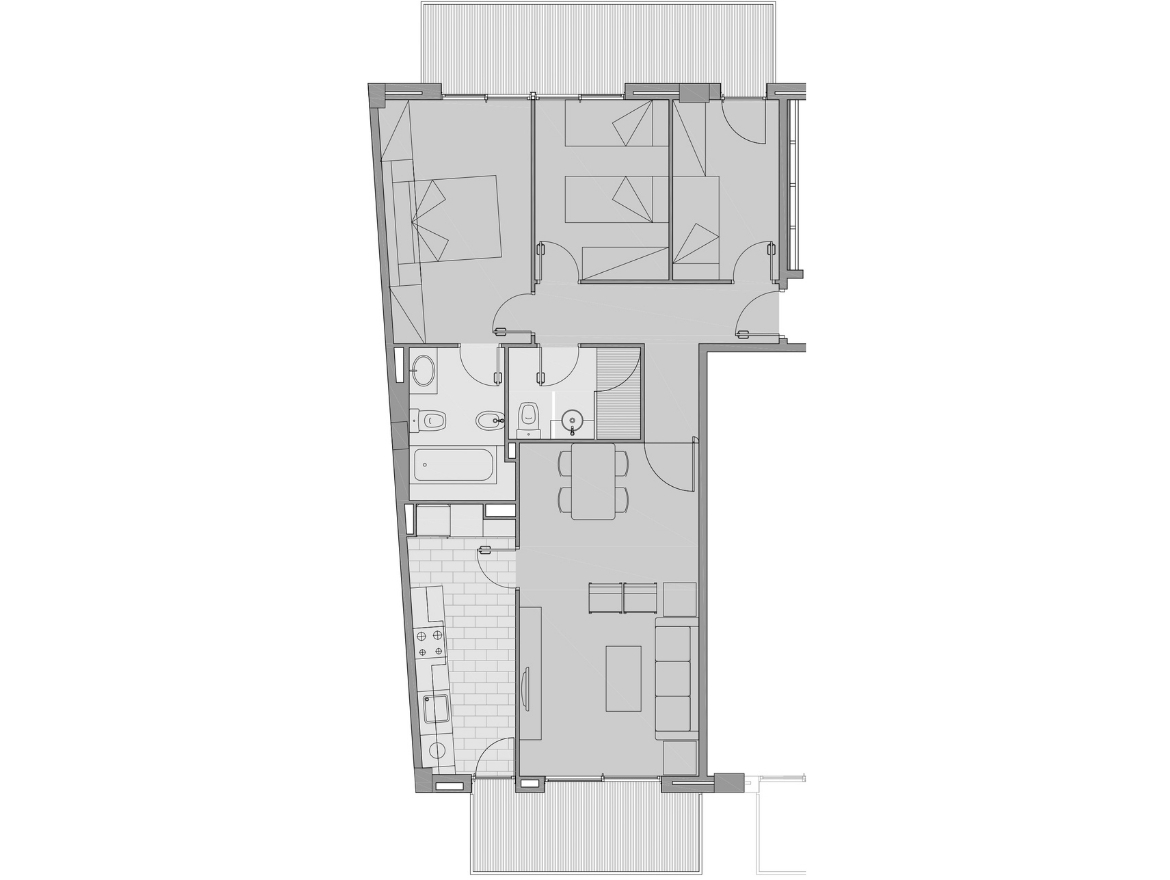 Oriol Pujol Mata, arquitecte. Edifici plurifamiliar 17 habitatges i aparcament Valldemossa