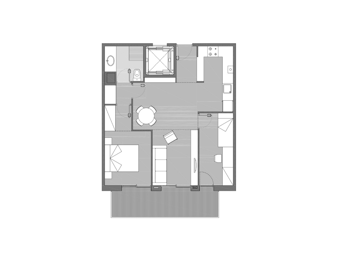 Oriol Pujol Mata, arquitecte. Edifici plurifamiliar 17 habitatges i aparcament Valldemossa