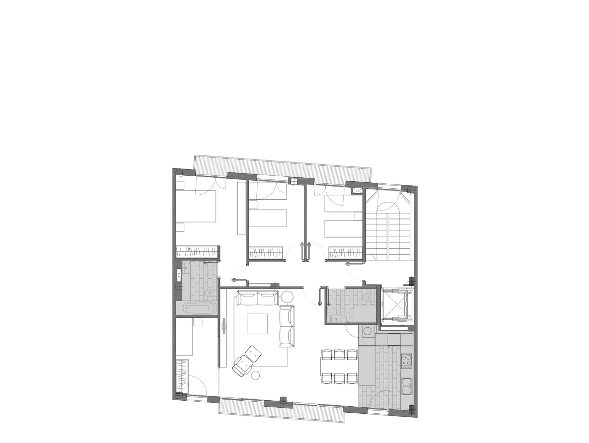 Oriol Pujol Mata, arquitecte. Edifici plurifamiliar 4 habitatges