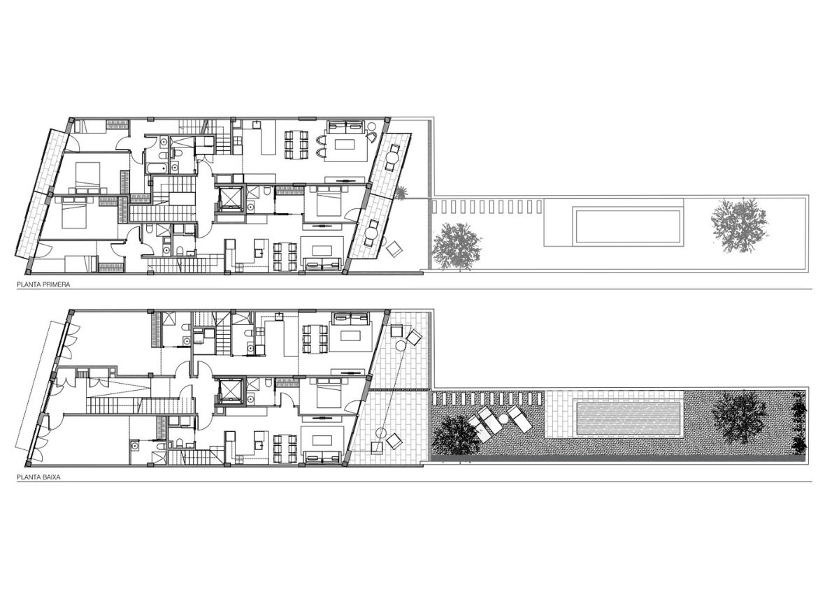 Oriol Pujol Mata, arquitecte. Edifici plurifamiliar 6 habitatges i 2 locals a Sant Boi de Llobregat