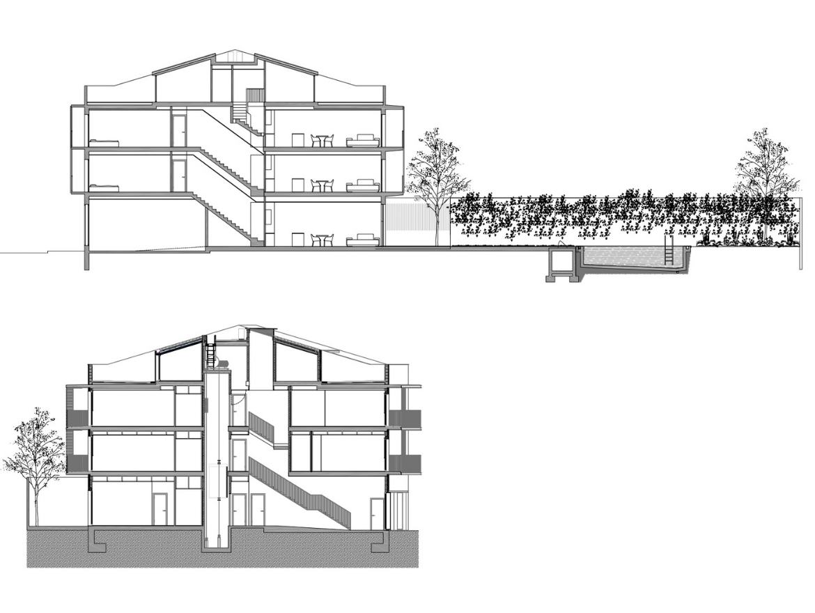 Oriol Pujol Mata, arquitecte. Edifici plurifamiliar 6 habitatges i 2 locals a Sant Boi de Llobregat