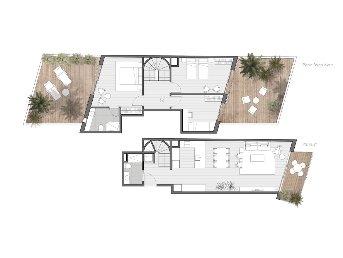 Oriol Pujol Mata, arquitecte. Edifici plurifamiliar 6 habitatges i 2 locals a Sant Boi de Llobregat
