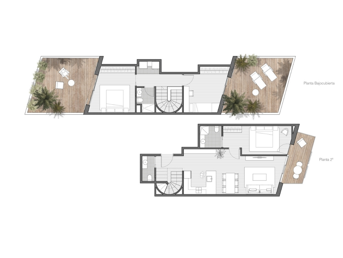Oriol Pujol Mata, arquitecte. Edifici plurifamiliar 6 habitatges i 2 locals a Sant Boi de Llobregat