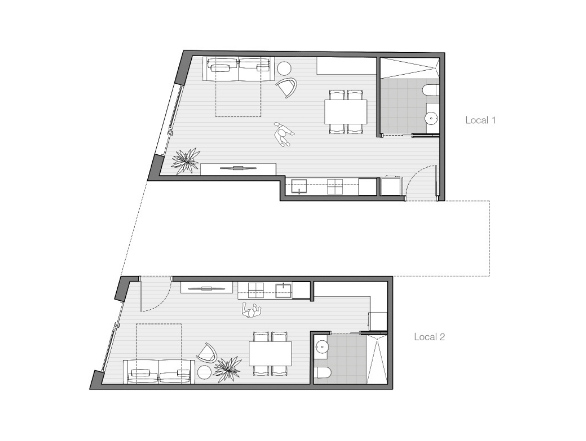 Oriol Pujol Mata, arquitecte. Edifici plurifamiliar 6 habitatges i 2 locals a Sant Boi de Llobregat