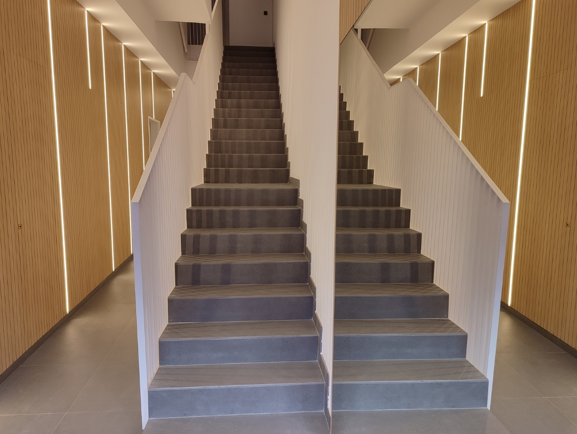 Oriol Pujol Mata, arquitecte. Edifici plurifamiliar 6 habitatges i 2 locals a Sant Boi de Llobregat