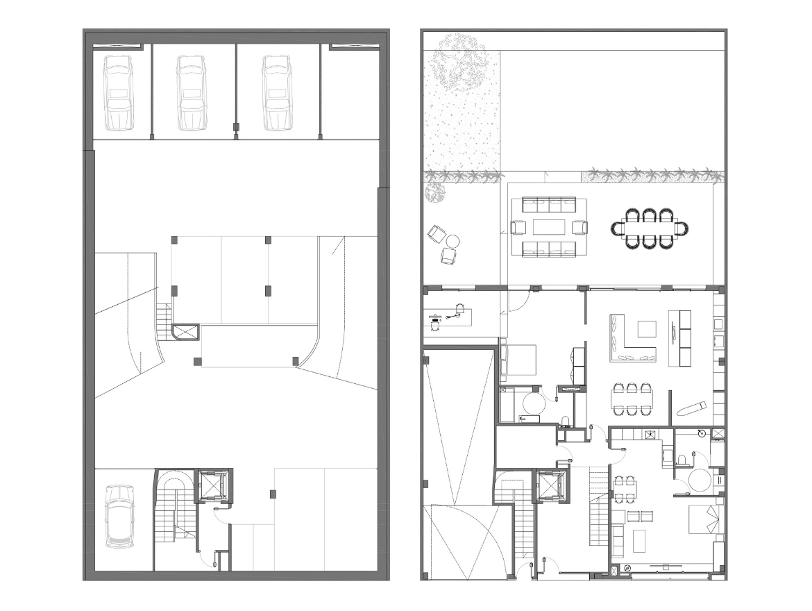Oriol Pujol Mata, arquitecte. Edifici plurifamiliar 6 habitatges i aparcament Regas