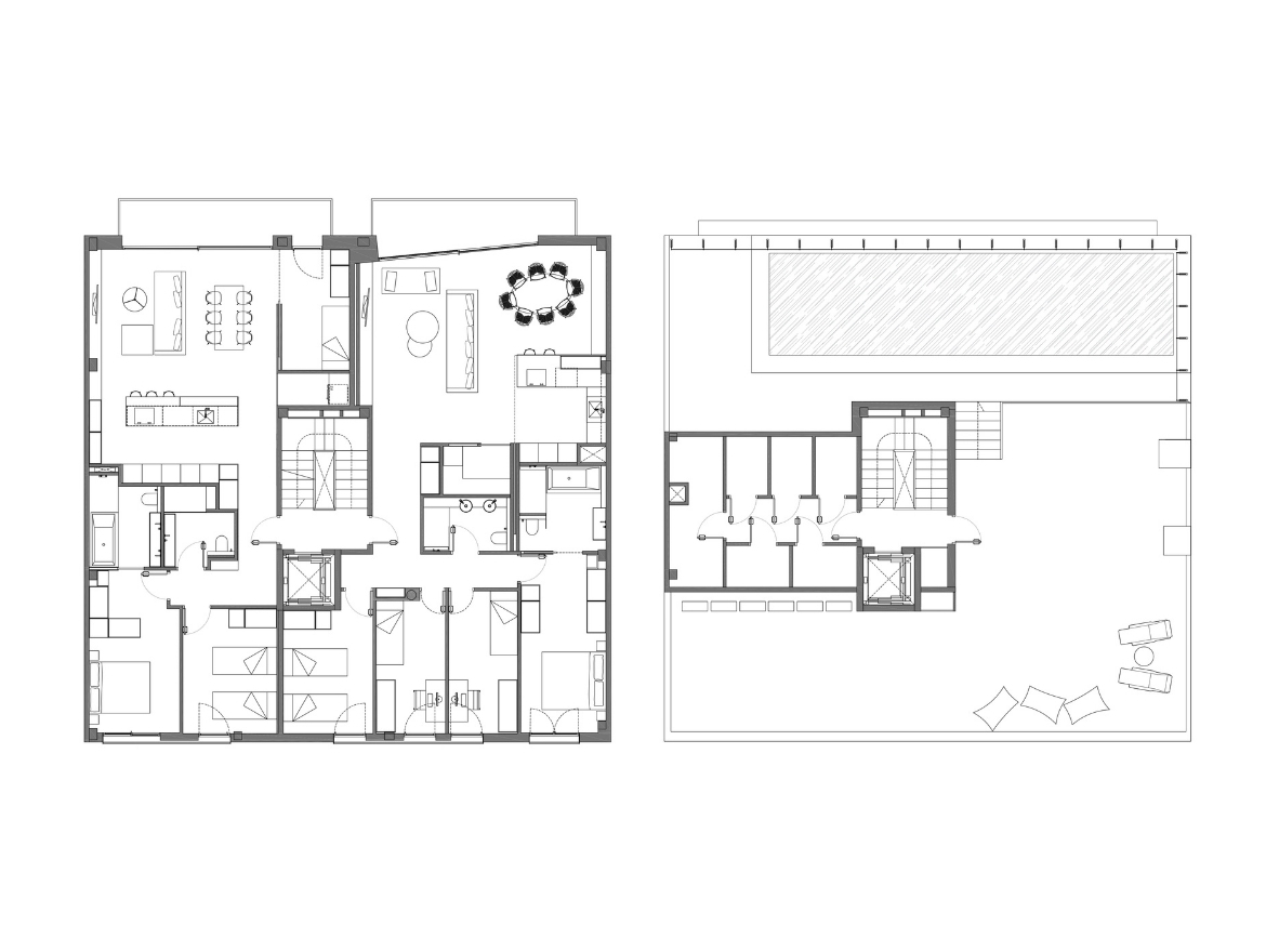Oriol Pujol Mata, arquitecte. Edifici plurifamiliar 6 habitatges i aparcament Regas