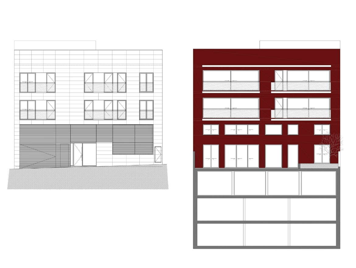 Oriol Pujol Mata, arquitecte. Edifici plurifamiliar 6 habitatges i aparcament Regas