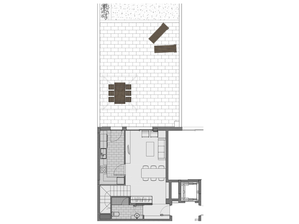 Oriol Pujol Mata, arquitecte. Edifici plurifamiliar de 7 habitatges i aparcament Rambla Muntanya