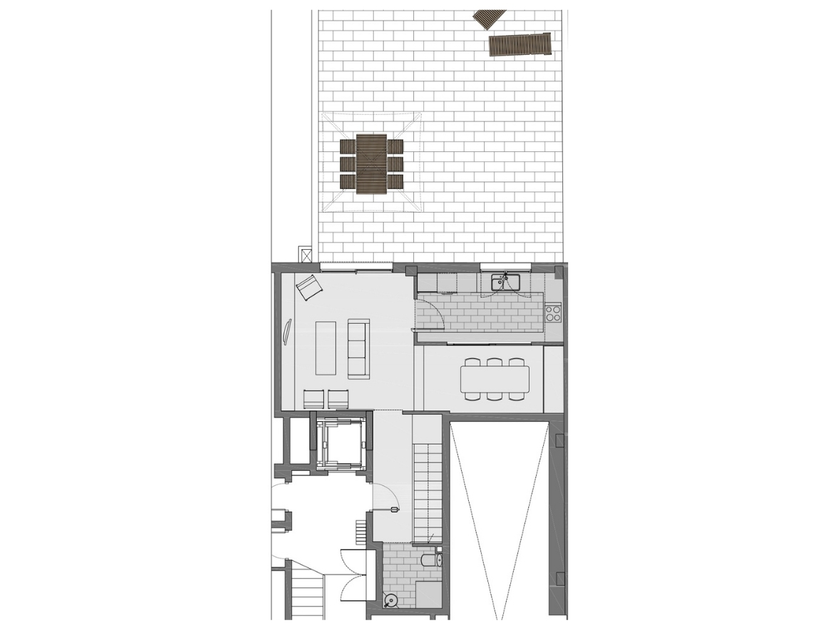 Oriol Pujol Mata, arquitecte. Edifici plurifamiliar de 7 habitatges i aparcament Rambla Muntanya