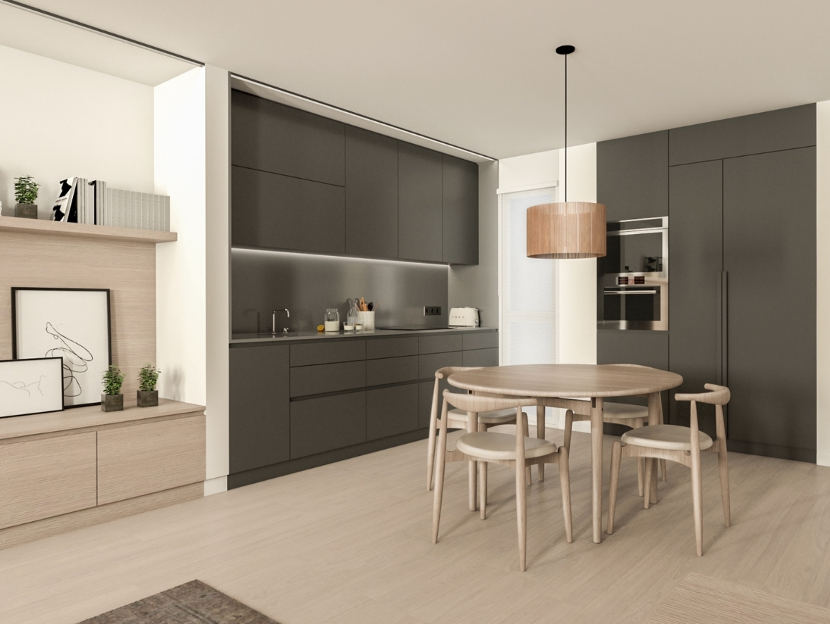 Oriol Pujol Mata, arquitecte. Reforma interior 4 habitatges i reconversió en dos