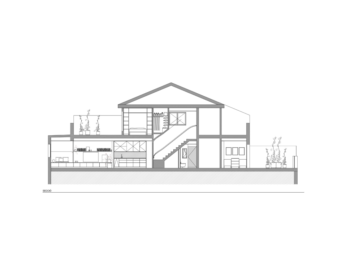 Oriol Pujol Mata, arquitecte. Reforma interior 4 habitatges i reconversió en dos