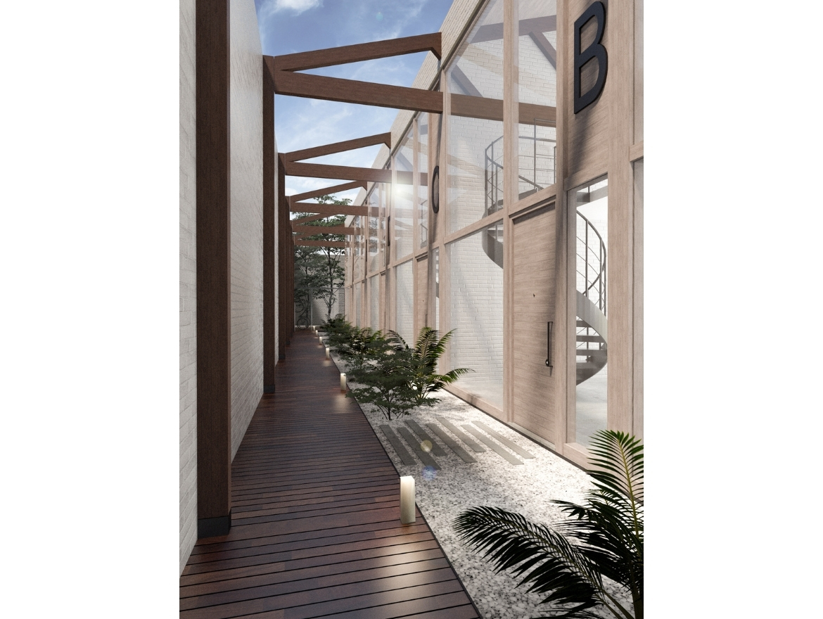 Oriol Pujol Mata, arquitecte. Rehabilitació edifici i canvi d'us a oficines Passatge Redemptor