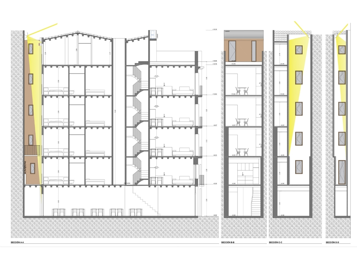 Oriol Pujol Mata, arquitecte. Rehabilitació integral edifici habitatges Tarragona